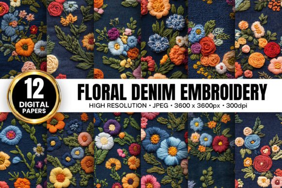 Bouquet Floral Denim Embroidery Review