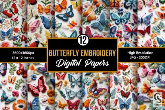 Butterfly Embroidery for Seasonal Delight