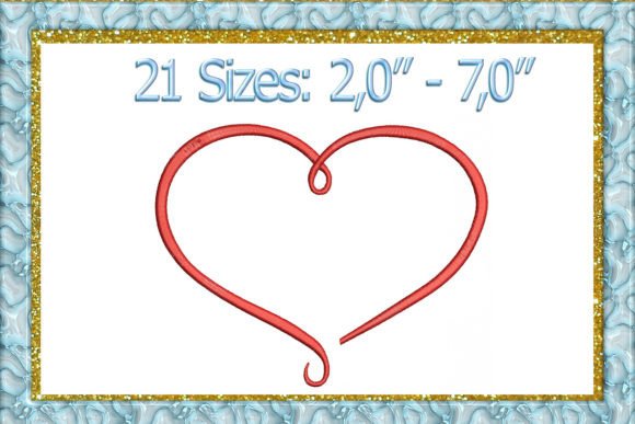 Charming HEART Embroidery Design for Gifts