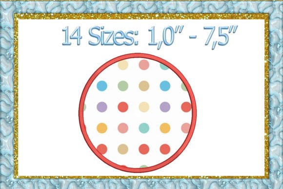 Circle Applique Embroidery Design: A Versatile Choice