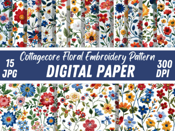 Cottagecore Floral Embroidery: A Charming Gift Choice