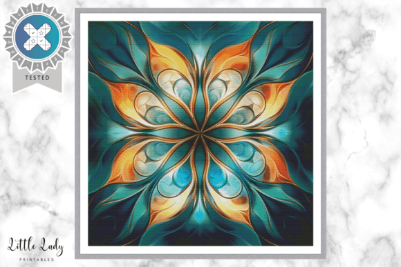 Explore the Beauty of Green Mandala Cross Stitch Pattern PDF
