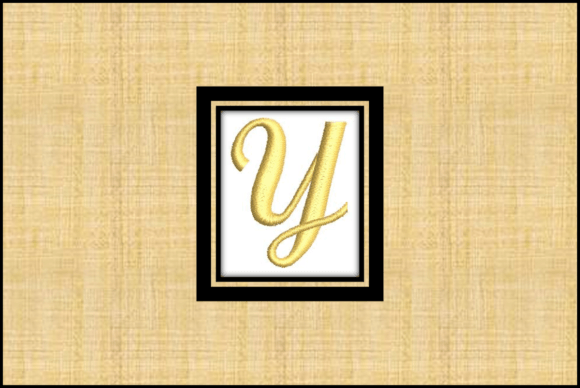 Gold Font-Y: A Stylish Embroidery Design for Boutique Apparel