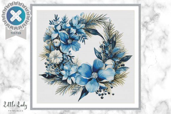 Review: Blue Christmas Cross Stitch Pattern PDF