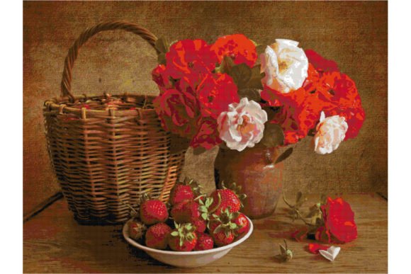 Review: Counted Cross Stitch Pattern-Flowers 143