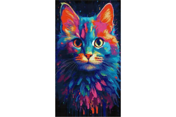 Review: Cute Watercolor Cat Counted Cross Stitch